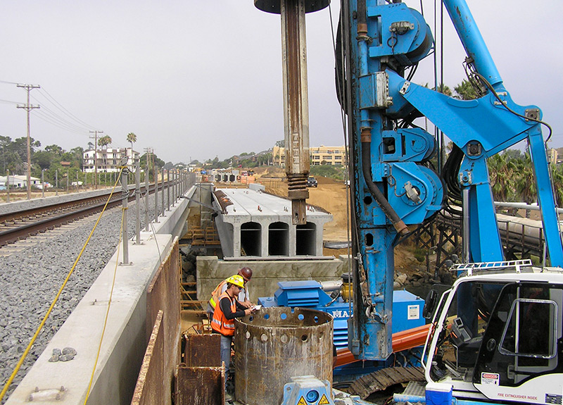 Installation of No. 24 turnouts at the modified control point