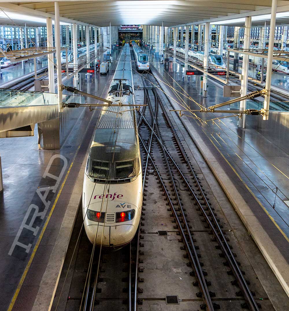 Spain's High Speed Rail at Atocha Station, Madrid